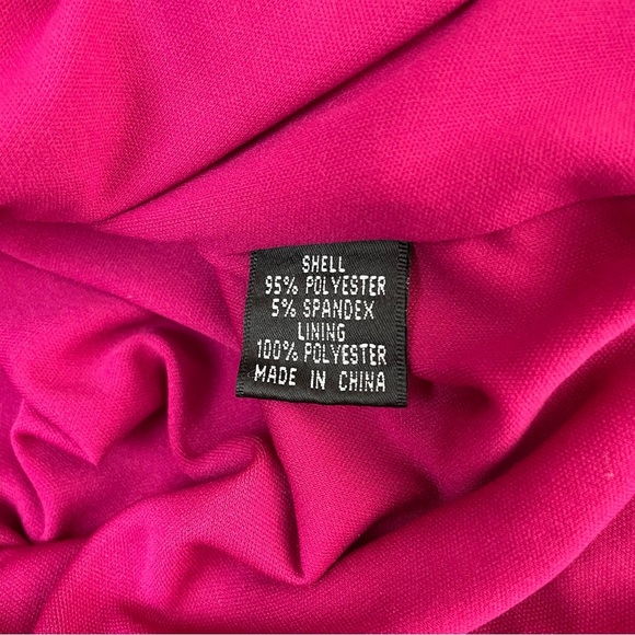 Adrianna Papell Pink Tiered Layered Sheath Dress Sz 6 - Picture 7 of 10